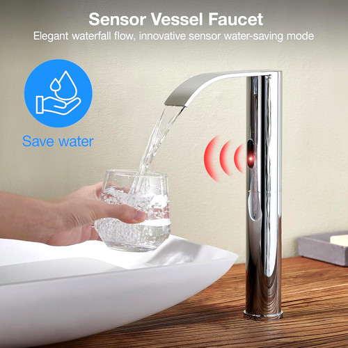 Touchless bathroom sink faucet - touchless,