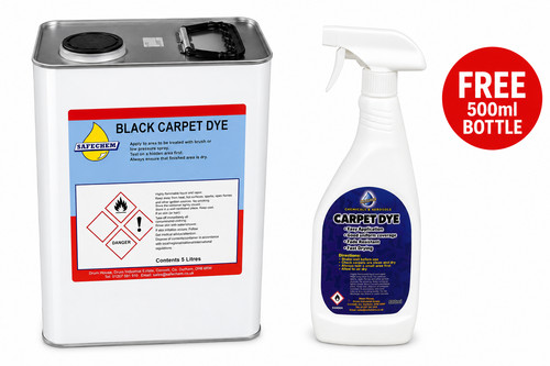 Black carpet dye - car,