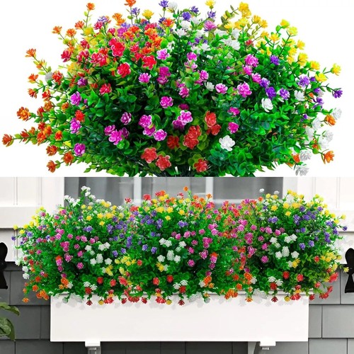 10bundles artificial flowers - 10bundles,