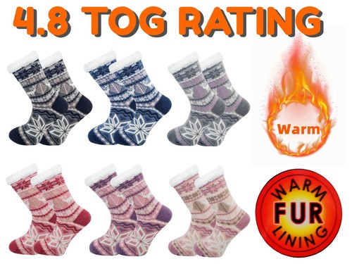 Ladies womens thermal socks - ladies,