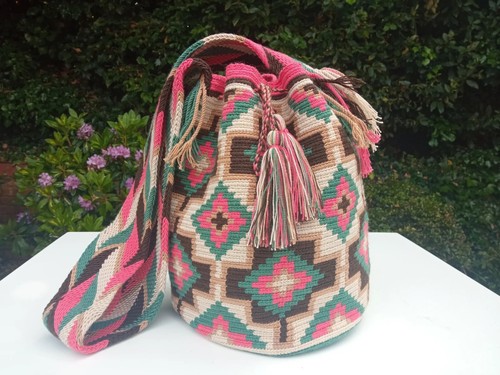Mochila wayuu 100 authentic - mochila, 100%