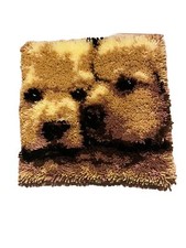 Handcrafted Latch Hook Cushion