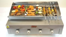 4 BURNER FLAME CHARCOAL GRILL