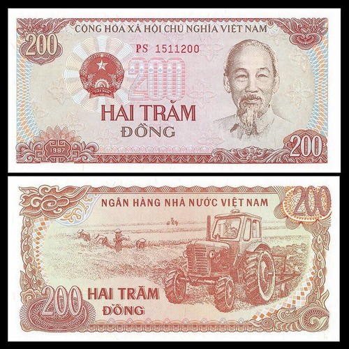 Vietnamese dong 200 - vietnamese, banknote