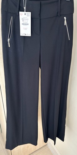 Zara black wide-legged