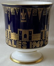 Coalport Bone China Charles Prince Of Wales 1969 Investiture Goblet.