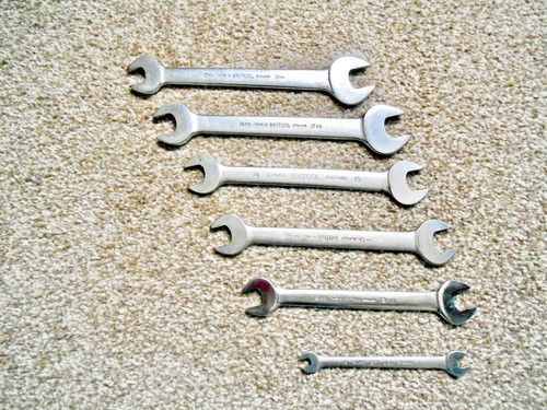 Britool open ended spanner set - open,