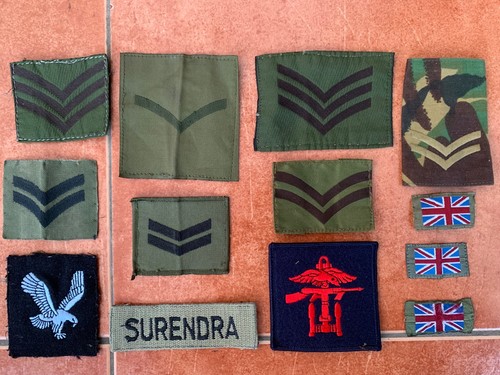 British army cloth rank - british,