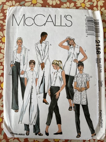 Mccalls sewing pattern 2156 - mccalls,