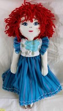 Handmade Rag Doll Red Hair
