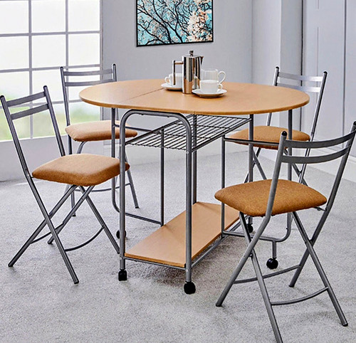 Drop leaf folding dining table - leaf,