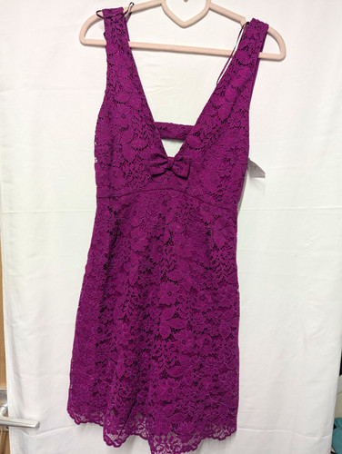 Zara purple pink - floral, lace