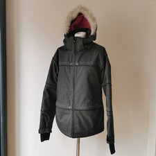 Billabong Meningo Ladies Ski Snowboarding Jacket Charcoal Grey 14