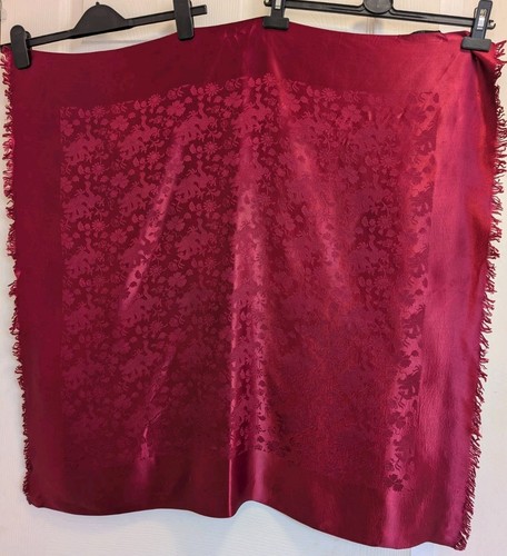 Vtg christian dior red floral - vtg,