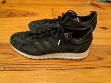 ADIDAS TRX VINTAGE MEN'S BLACK TRAINERS VGC UK 9.5