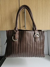 MARKS & SPENCER WOMENS BROWN REAL LEATHER TOTE HOBO SHOULDER SATCHEL HANDBAG
