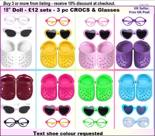 Bundle doll shoes crocstyl - bundle,