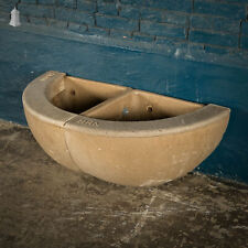 Concrete Corner Mangers, Pair of Trough Feeders Reclaimed from St Johns Barracks