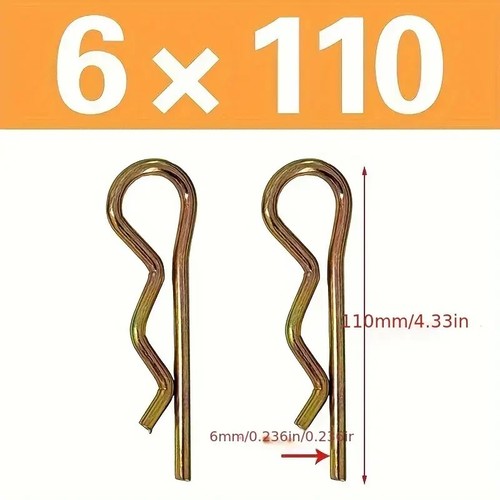 Pcs clips plated retaining - r,