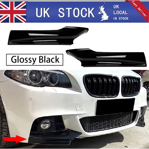Gloss black front bumper side - gloss,