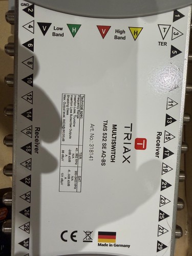 Triax tms 532 multiswitch - tms,