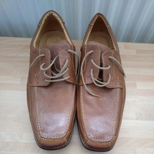 ANATOMIC & CO MENS TAN LACE UP SHOES SHEEPSKIN LINING SIZE 11. NEW WITHOUT BOX