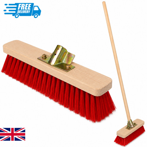 Outdoor broom with - broom, handle