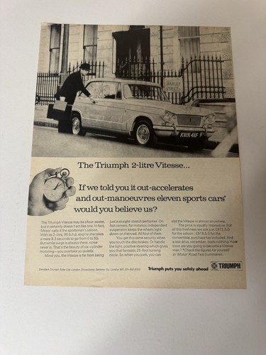 Original vintage 1968 - 1968, triumph