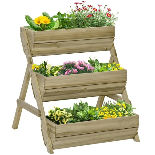 Three tier raised garden bed - three,