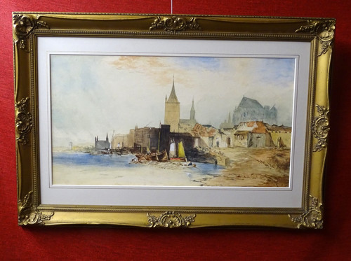 Original antique 1860 - , framed
