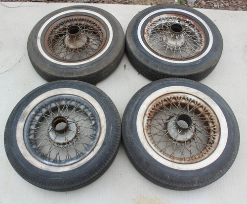 Vintage jaguar wire spoke - jaguar,