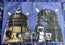 Doctor Dr Who Pillow Case Pillowcase New Rare Dalek Tardis 