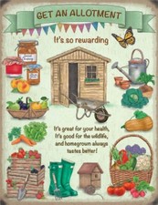 Get an allotment metal sign