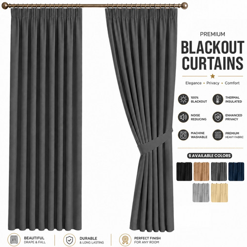 Extra wide blackout curtains - blackout,