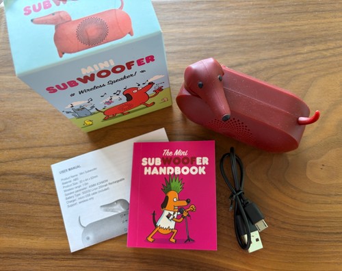 New dachshund mini subwoofer - new,