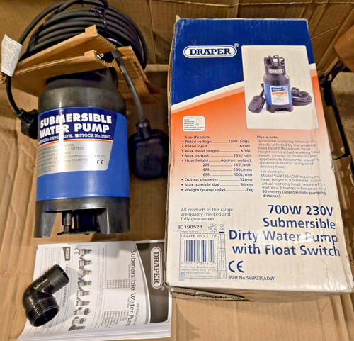 Draper submersible pump dirty - submersible,