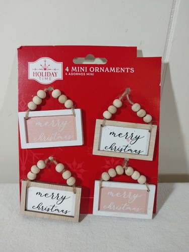 Mini wood signs ornaments - signs, ~