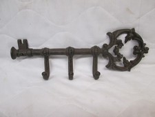 Cast Iron Key Rack Hanger Keys Holder in Shape of a Key.
