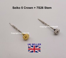 Crown and Stem For Seiko 5