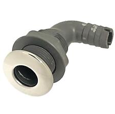 Thru-Hull Bilge Skin Fit 3/4" 19mm Elbow Boat Marine Stainless Steel Drain Plug