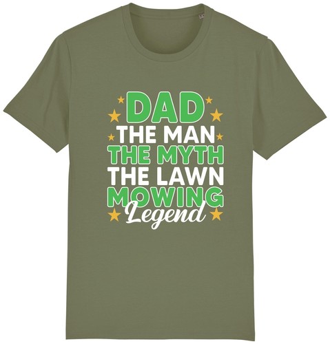 Dad man myth lawn mowing - man,
