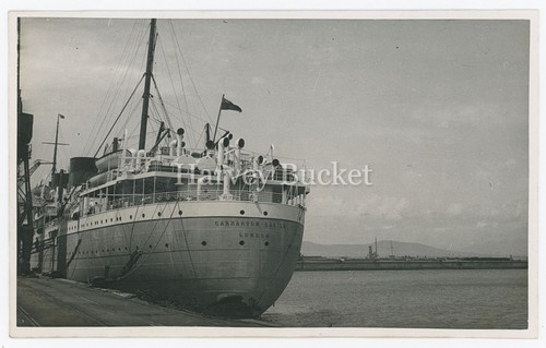 1937 rppc union castle - rppc,