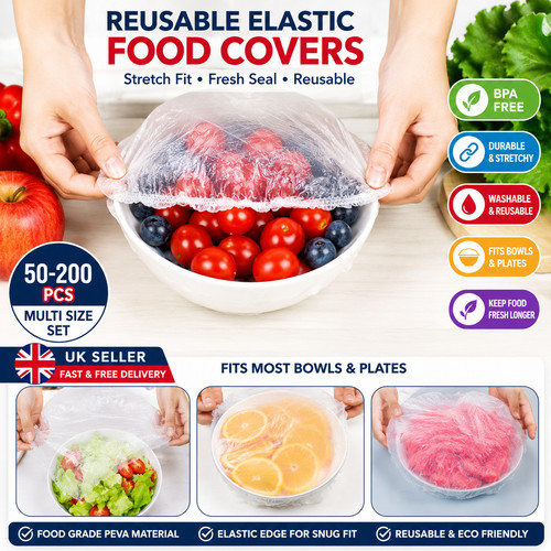Reusable elastic food - reusable, covers