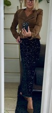 Emerald green sequin maxi - emerald,