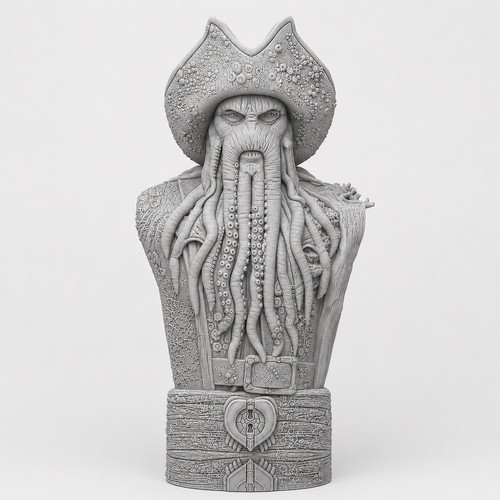 Davy jones pirate bust - davy,