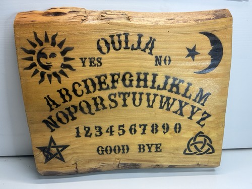 Wooden ouija board - board,