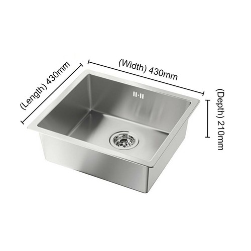 Single bowl inset kitchen - single,