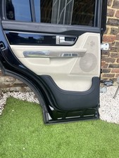 Range Rover Autobiography Sport Rear Door Face Cards Set Of 2 L320 Ivory White