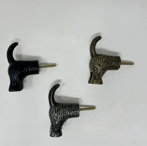 Hook dog tail wall door - wall, animal