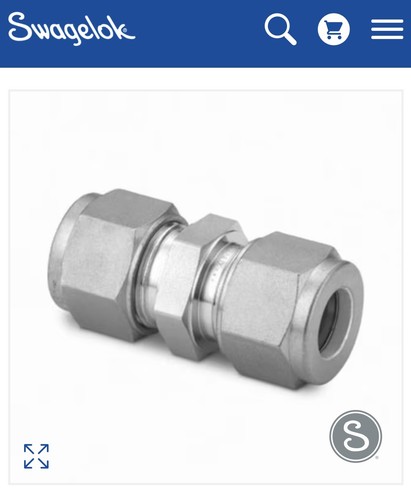Swagelok 12mo stainless - swagelok, ss-12mo-6